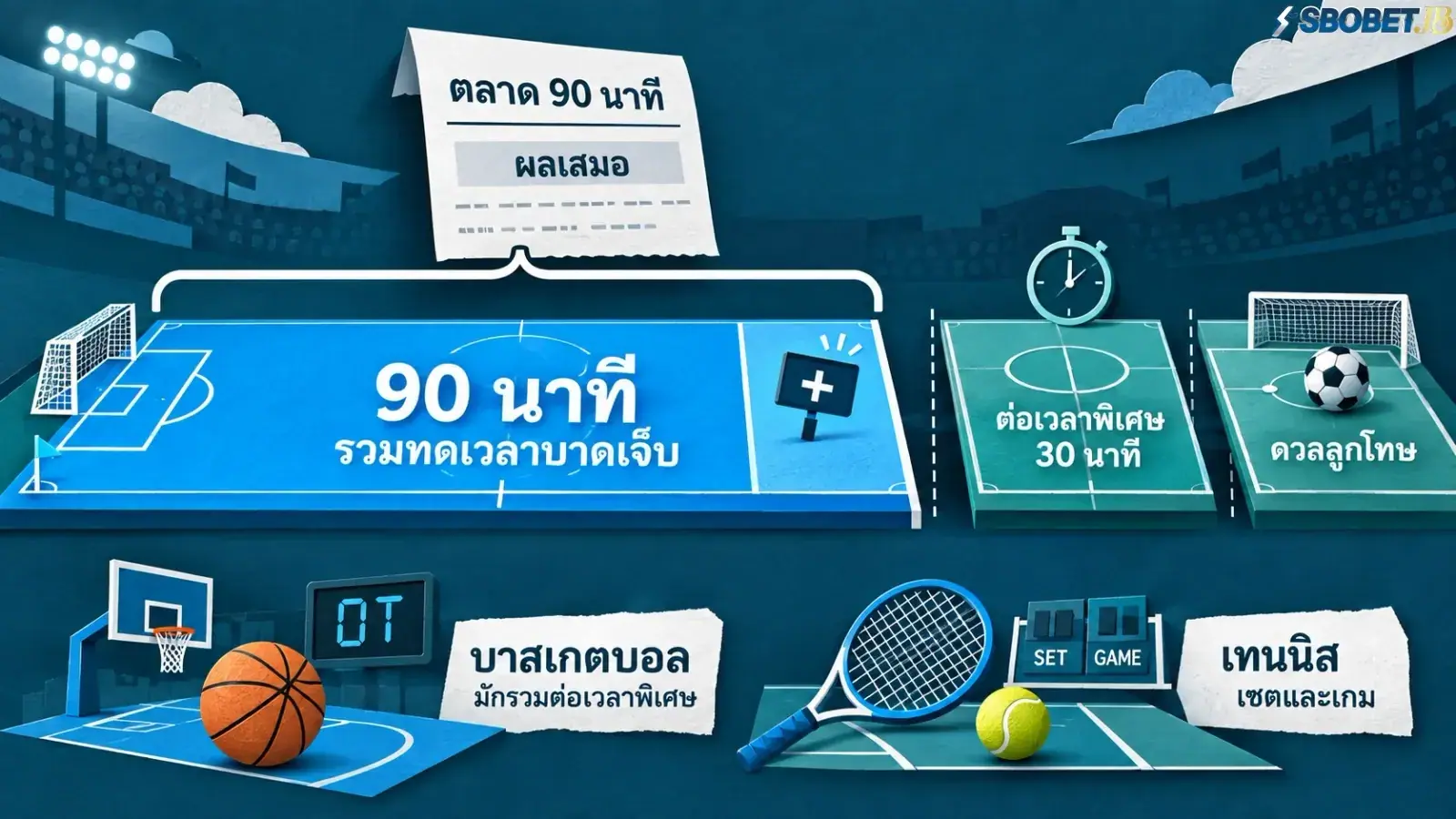 ภาพภาพอธิบายด้วยวัตถุเกี่ยวกับบริบทของเกม โดยจัดองค์ประกอบให้สื่อสารใจความของเนื้อหาส่วนนี้อย่างชัดเจน. ภาพใช้เป็นสื่อประกอบเพื่อช่วยให้ผู้อ่านเห็นภาพของประเด็นได้ง่ายขึ้น.