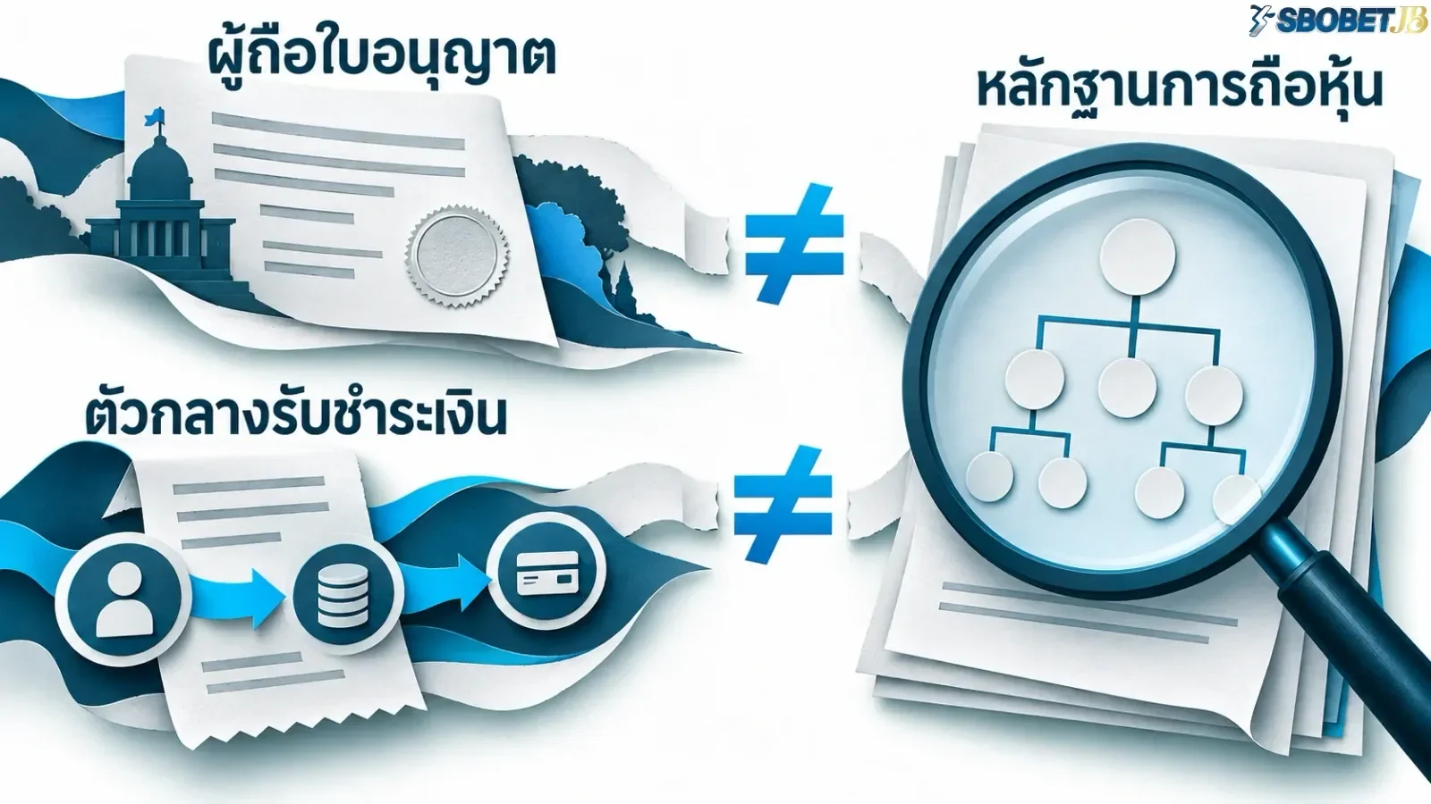 ภาพภาพเปรียบเปรยเกี่ยวกับการทำรายการ โดยจัดองค์ประกอบให้สื่อสารใจความของเนื้อหาส่วนนี้อย่างชัดเจน. ภาพใช้เป็นสื่อประกอบเพื่อช่วยให้ผู้อ่านเห็นภาพของประเด็นได้ง่ายขึ้น.
