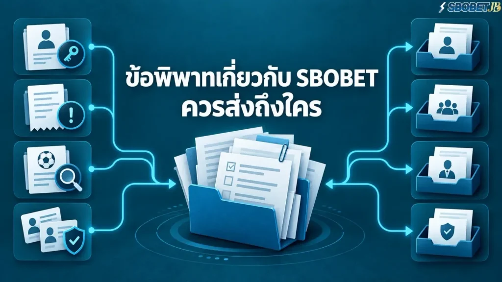 ข้อพิพาทเกี่ยวกับ SBOBET ควรส่งถึงใคร - ภาพหน้าปกบทความ