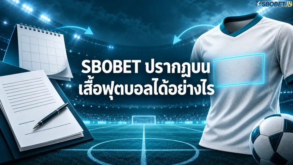 SBOBET ปรากฏบนเสื้อฟุตบอลได้อย่างไร - ภาพหน้าปกบทความ