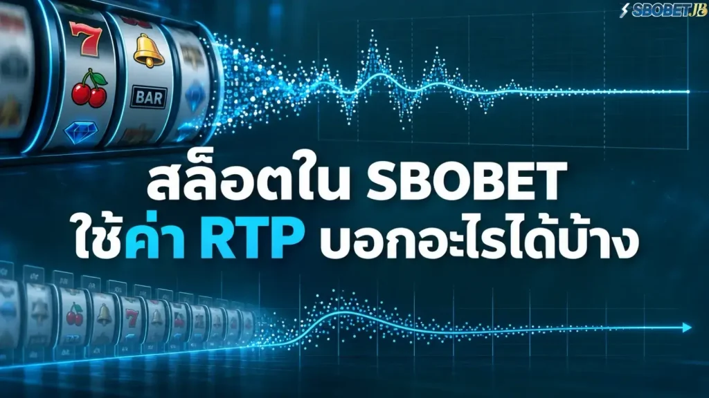 สล็อตใน SBOBET ใช้ค่า RTP บอกอะไรได้บ้าง - ภาพหน้าปกบทความ