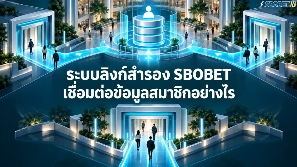 ระบบลิงก์สำรอง SBOBET เชื่อมต่อข้อมูลสมาชิกอย่างไร - ภาพหน้าปกบทความ